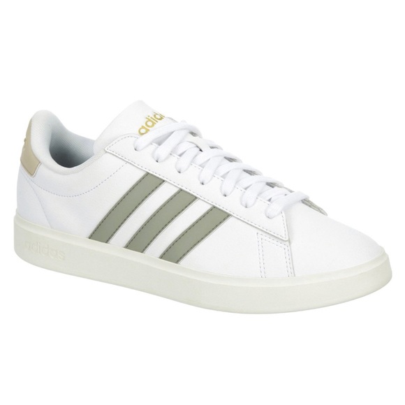 Adidas Grand Court 2.0 Cloudfoam Sage 3 Stripe Men's Casual Shoes Sneakers - Picture 3 of 7